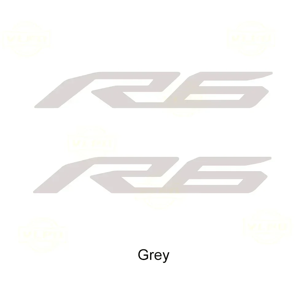2 TEILE/SATZ „YZF-R6 Logo“ Motorradaufkleber, Premium Yamaha Sportbike Design Aufkleber, einzigartiges Moto-Enthusiasten-Zubehör