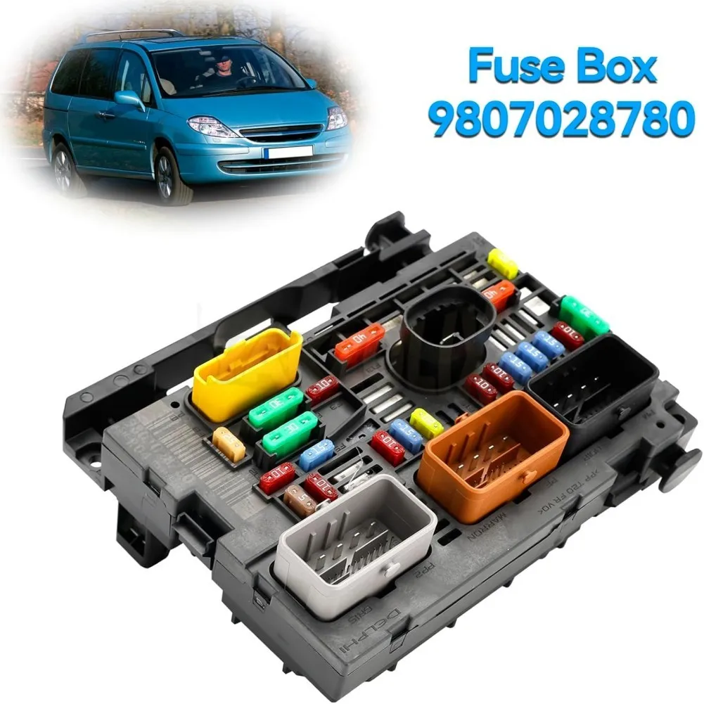 Brand New Fuse Box Assembly For Peugeot Partner 308 cc 408 607 Expert Citroen C4 Berlingo Jumy 2007 - 2019 9807028780 BSM R04 - view 4