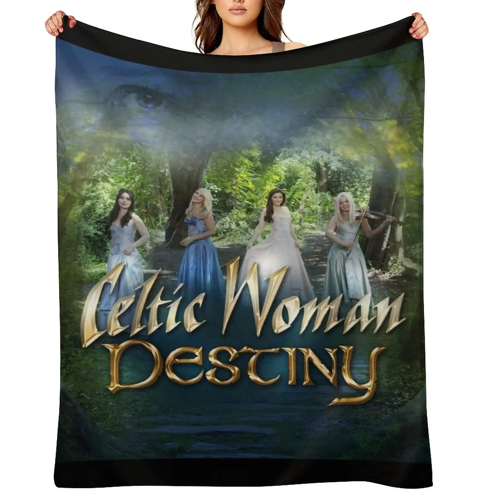 

Celtic Woman destiny Throw Blanket Quilt cosplay anime warm for winter Retros Blankets