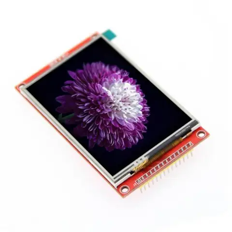 3.5" SPI Interface TFT LCD Module Display Screen Module With Memory Card Extended Wide Perspective View Angle 480x320
