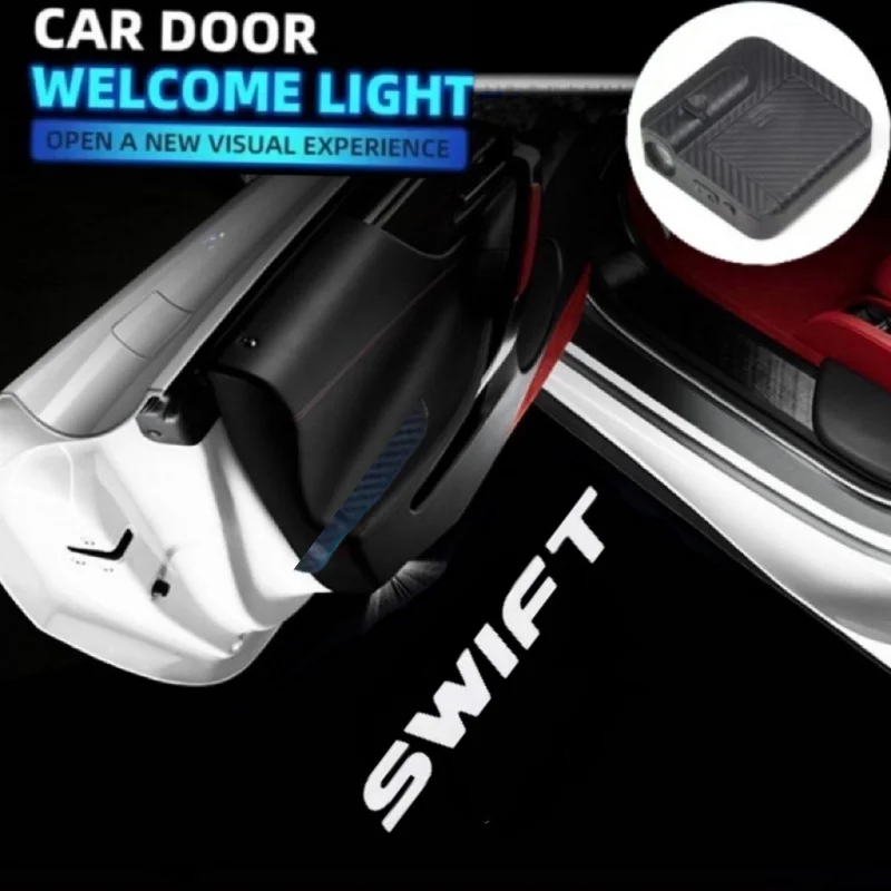 

Led Car Door Welcome Light Laser Projector Logo Ghost Shadow Lamps For Suzuki SX4 SWIFT S-cross Jimny Car Goods Accessories