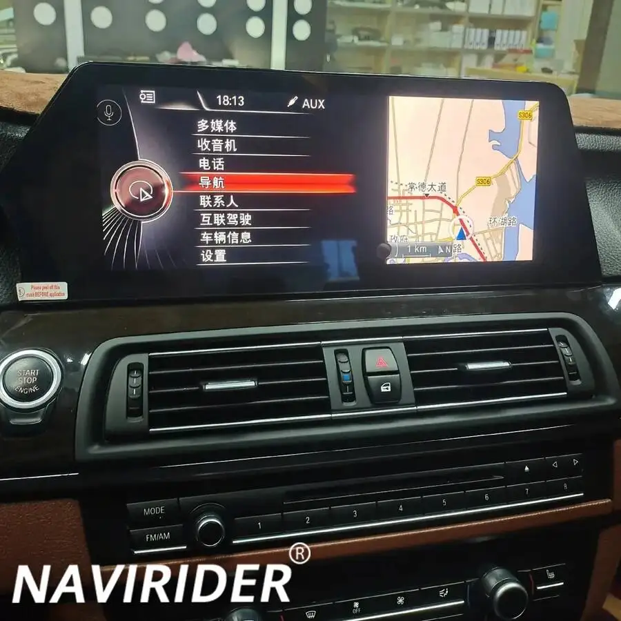 12.3 inch For BMW 5 Series GT F10 F18 2011-2017 Android 13 Car Blade Screen Radio Multimedia Video Player Auto Wireless CarPlay