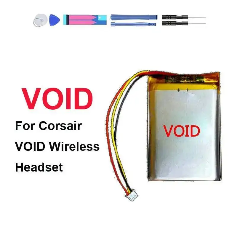 Earphone Battery 1000mAh Fast Shipping For Corsair Void Earphone