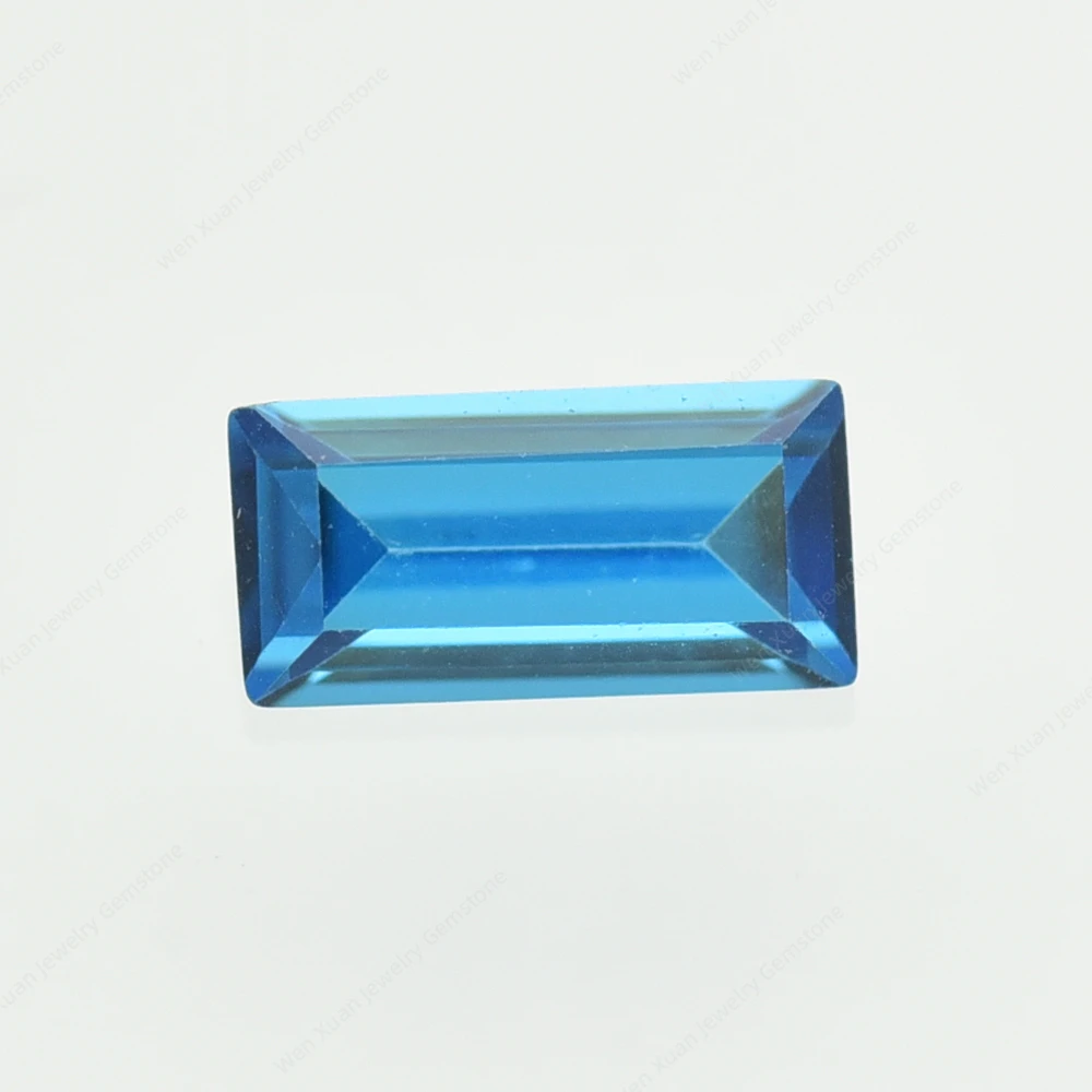 Baguette Rectangle Shape Cut Sapphire CZ Stone Size 2x4~3x6mm 5A Synthetic Gems Loose Cubic Zirconia For Jewelry DIY for Jewelry