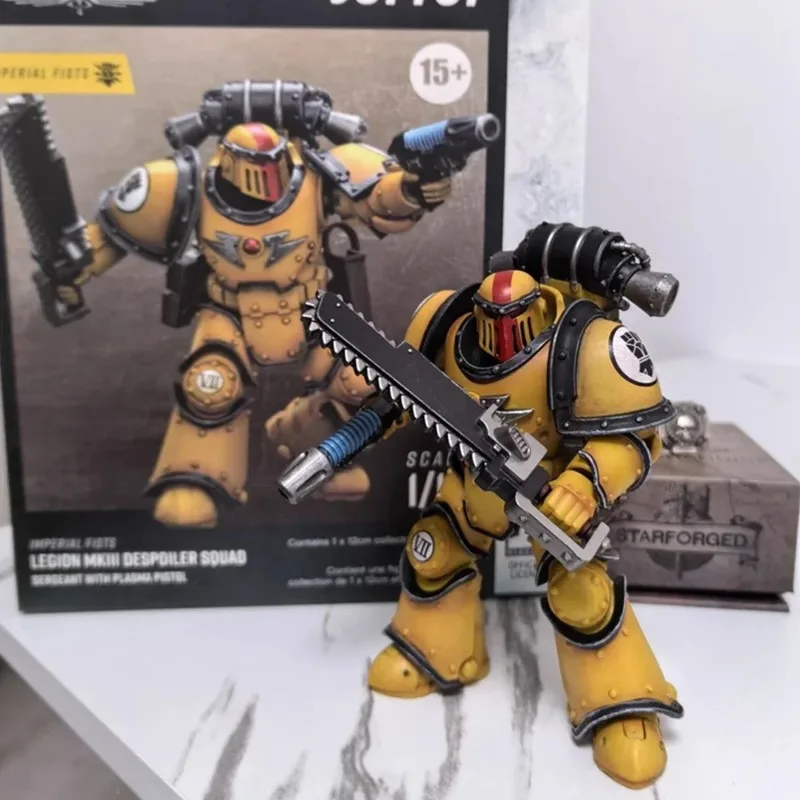 Joy ของเล่น Warhammer Horus Heresy Action Figure Imperial Fists Legion MkIII Despoiler Squad Joint Movable ตุ๊กตาของเล่นรุ่น