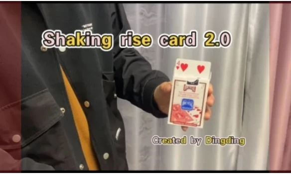 

Shaking rise card 2.0 by Ding Ding - Magic tricks (Instant Download)