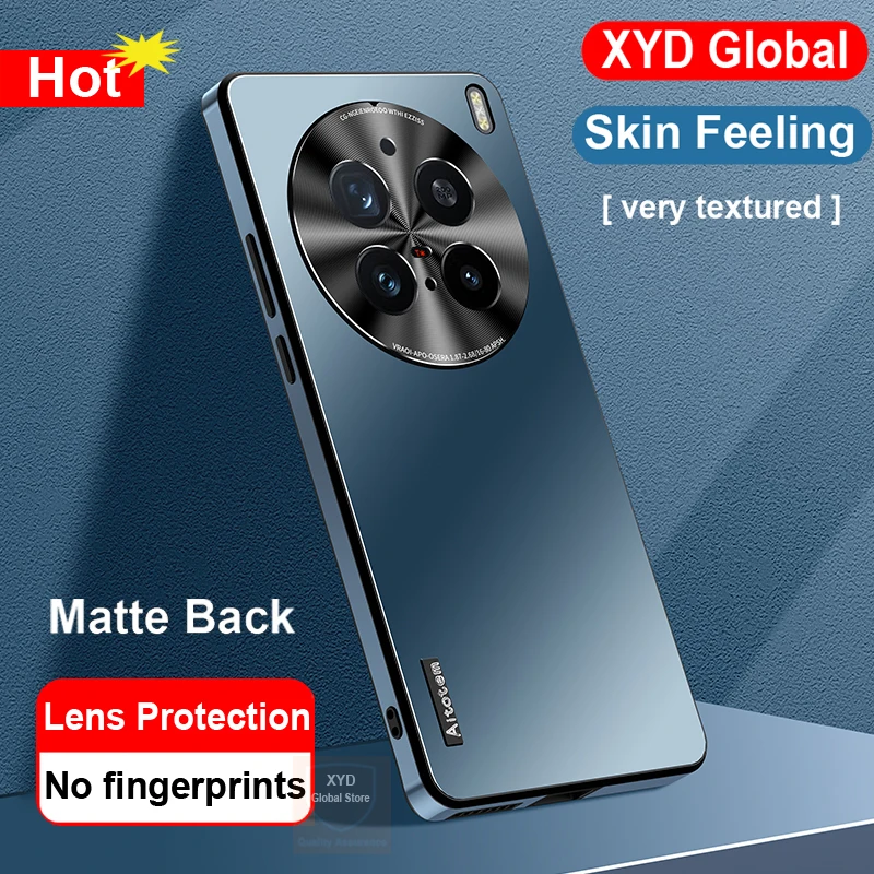 Brand Phone Case For Vivo X200 Pro Skin Feeling Matte Case For Vivo X200 Pro Cover Luxury Airbag Protective Bumper Shell Armor