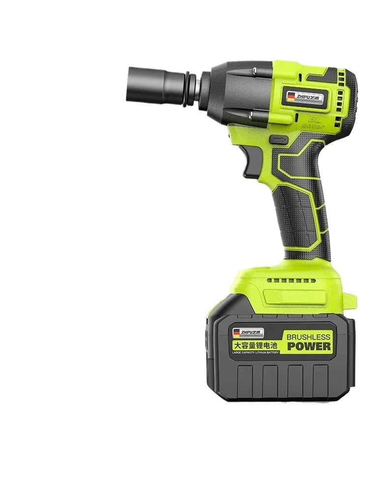 

2025High Torque Brushless Electric Impact Wrench Rechargeable Lithium Battery Heavy Duty Cordless Wrench for Auto Repair