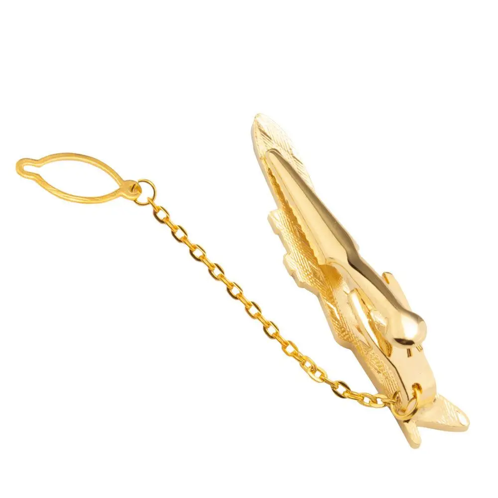 Simple Fashion Jewelry Airplane Shape Accessories Wedding Gifts Men Tie Clip Shirt Tie Pin Aircraft Clips Necktie Clip