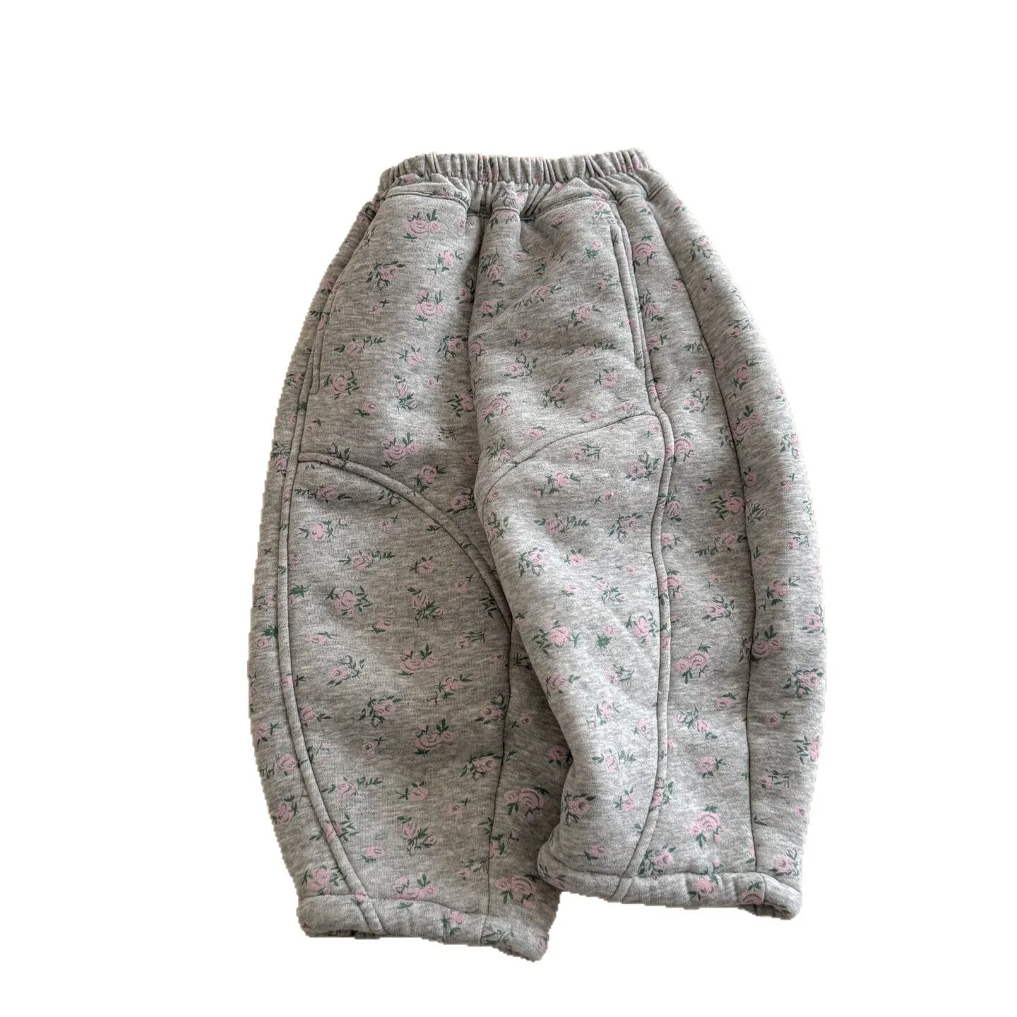 Girls Velvet Pants 2026 New Winter Thickened Cotton Pants for Girls Winter Long Tailored Pants Fashion and Versatile