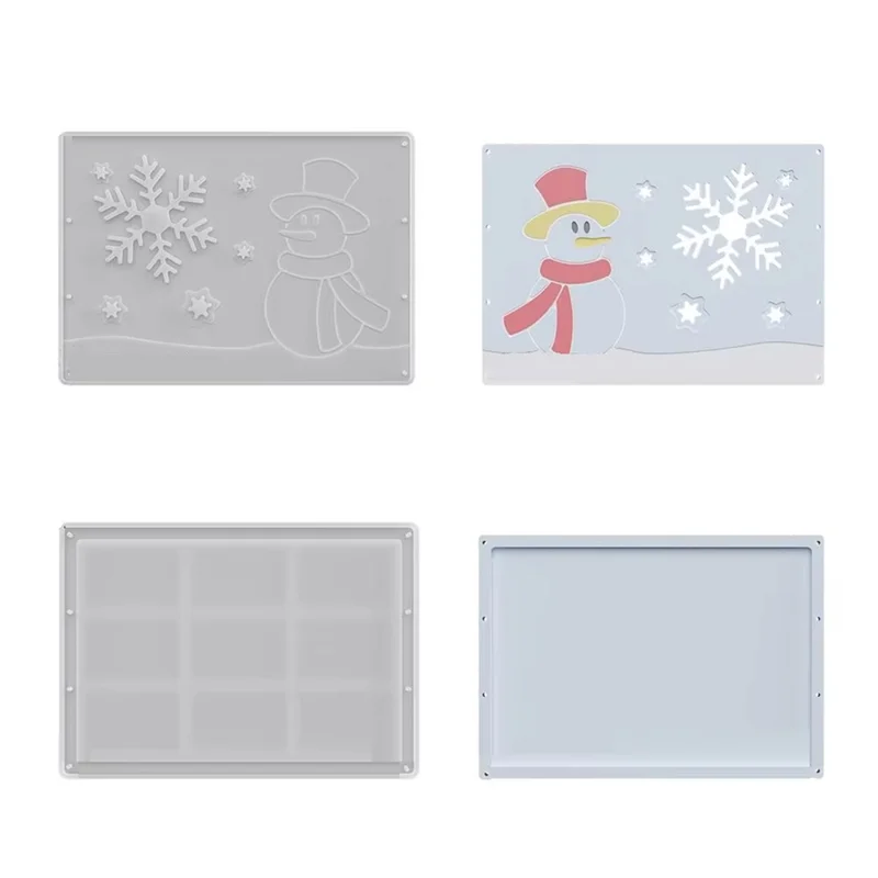 

【ДОВАЯ ТОЛЬКО!】Рождественский конверт для денег, силиконовая форма, 2 шт., трафареты, носок для гипсовой смолы, глиняного держателя для денег