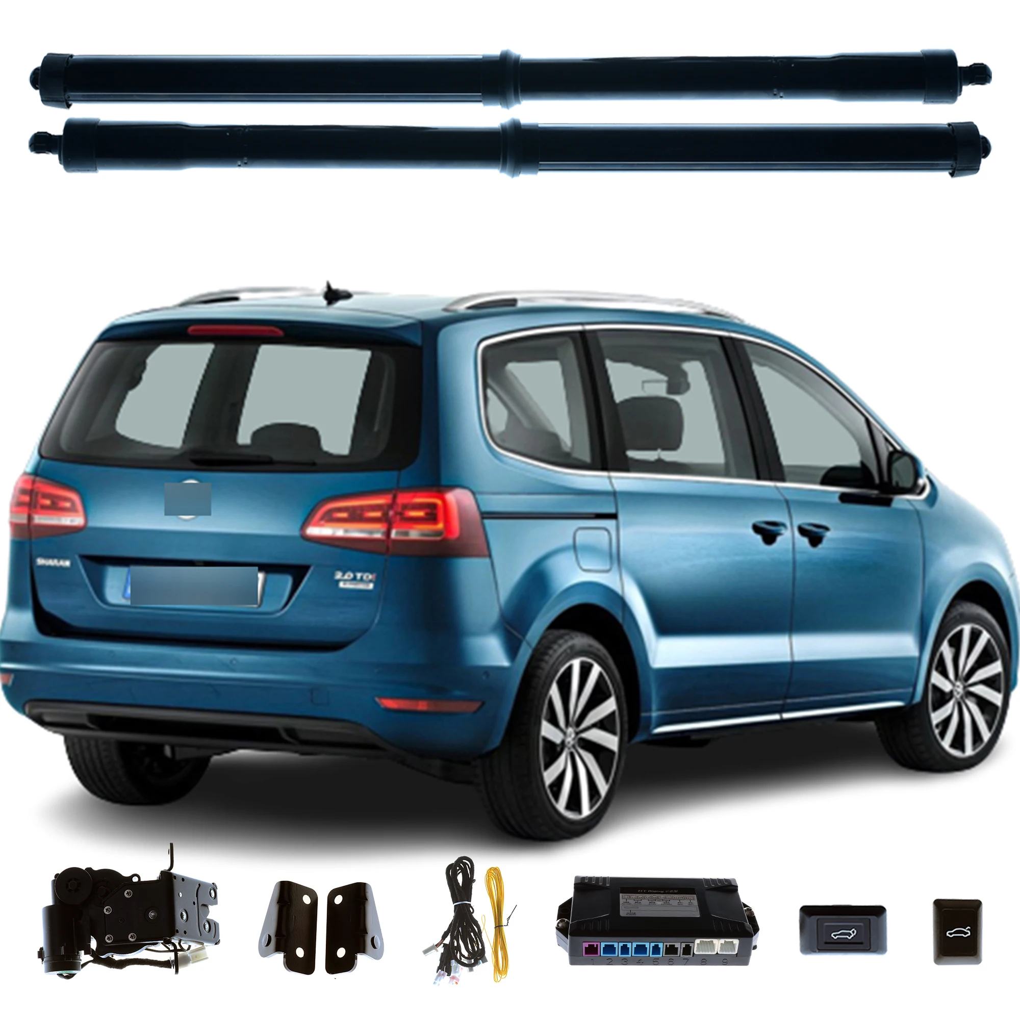 

Задняя дверь с электроприводом для Volkswagen SHARAN 2012 +, автомобильный подъемник багажника, электрический люк, задняя дверь, стойка, авто, задние дверные инструменты