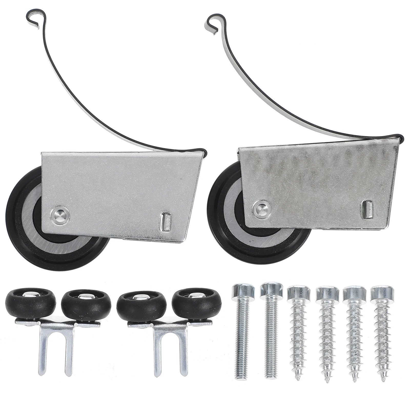 

1 set Sliding Door Pulley Cabinet Roller Nylon Wheels for Doors Furniture Mechanism Sliding Glass Rollers Replacement Patio Door