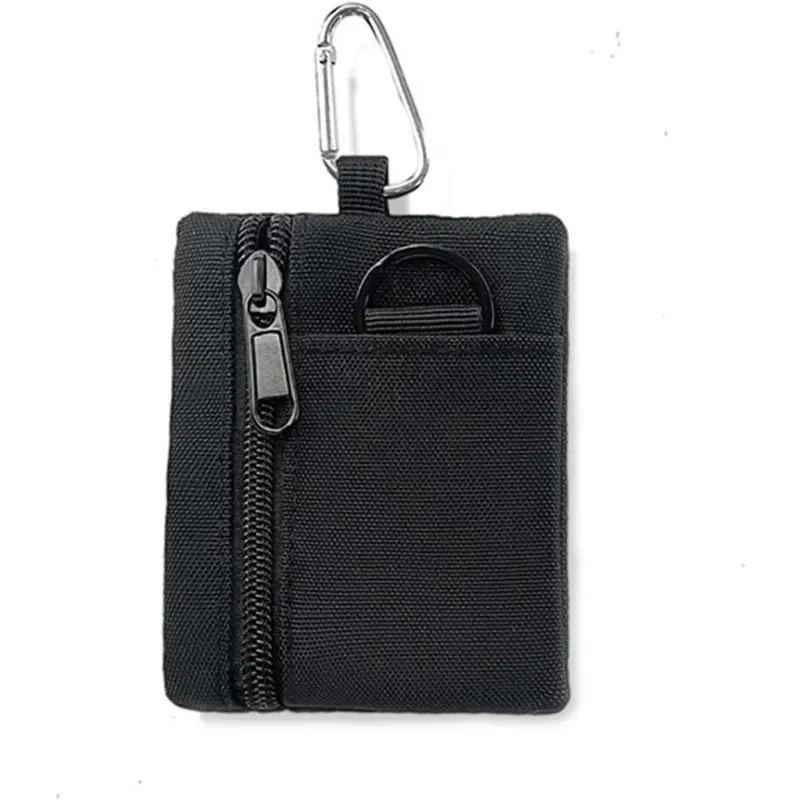 Outdoor Tactical Mini Coin Purse Key Bag Military Fan Outdoor Zipper Bag Sports Waist Bag Storage Accessory Bag One Pack