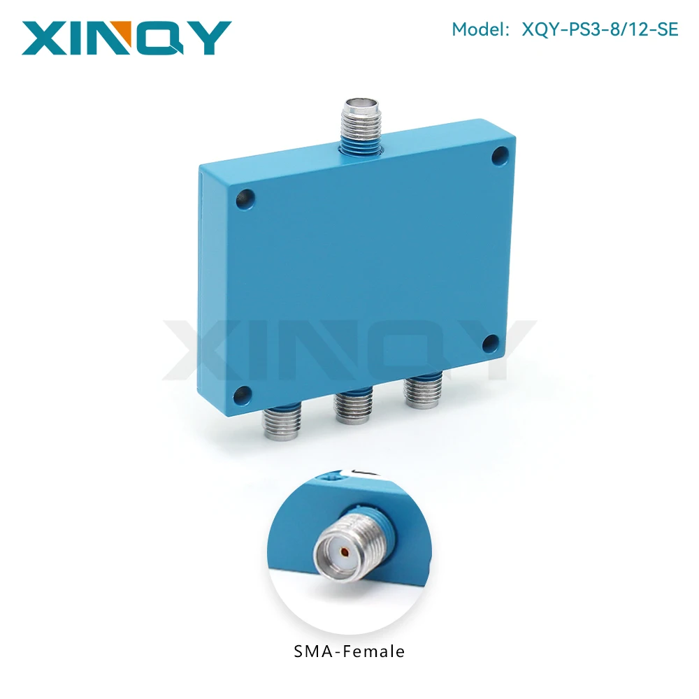 XINQY 1-to-3 Passive Microstrip Power Divider 8-12GHz, BeiDou/GNSS/GPS Signal Splitter