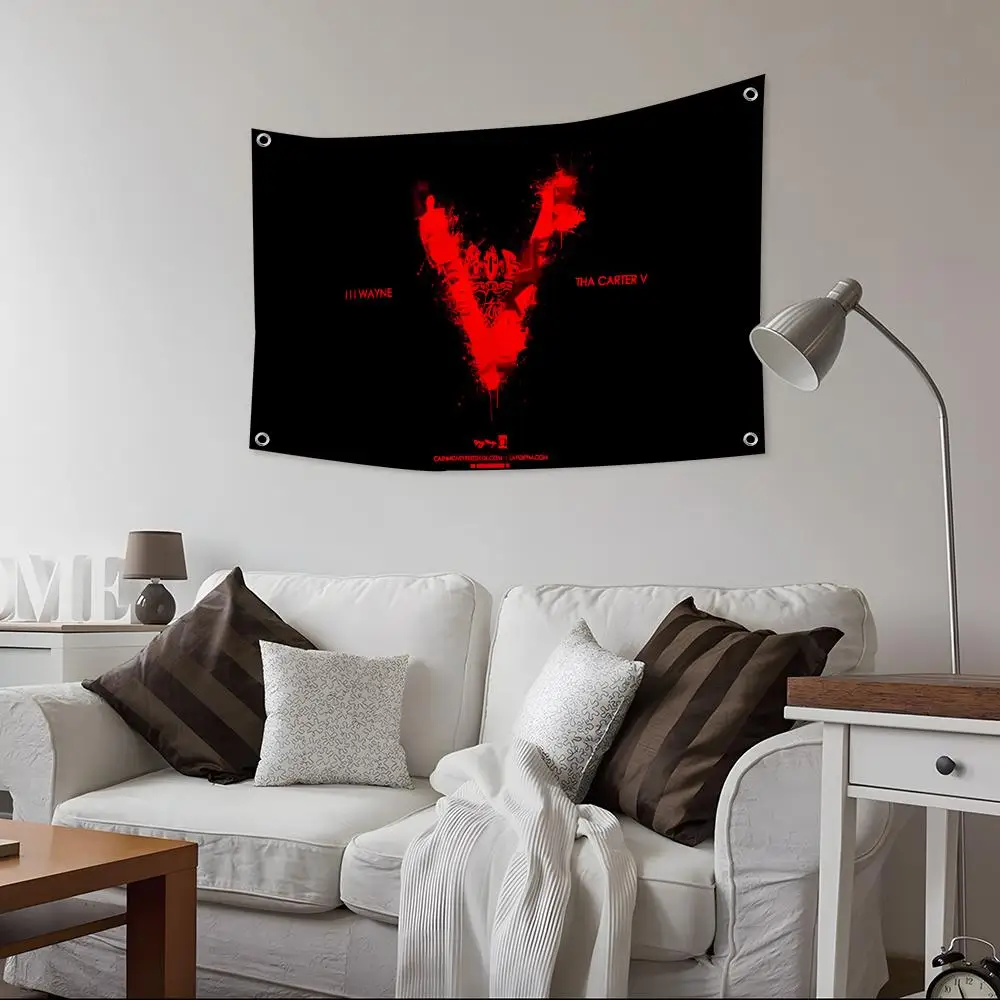 Hiphop rapper lil W-wanyeS Flags Custom Camping Outdoor Garden room Decor Backdrops Wall Art Family Gifts