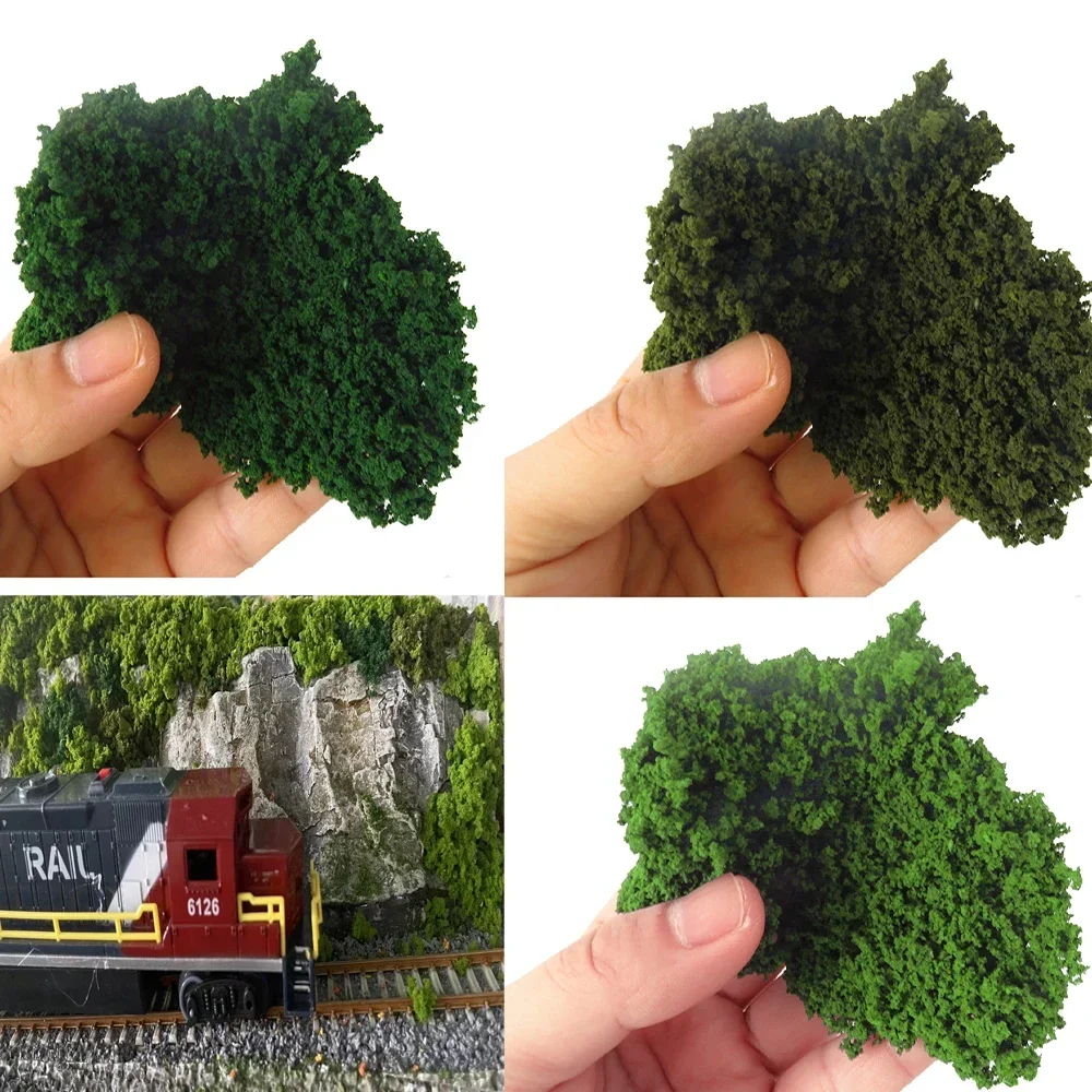 30G Micro Shrubs Bushes Agglomeration Sponge Model Material Railway Train Tree Powder Military Platform Layout Miniature Scene