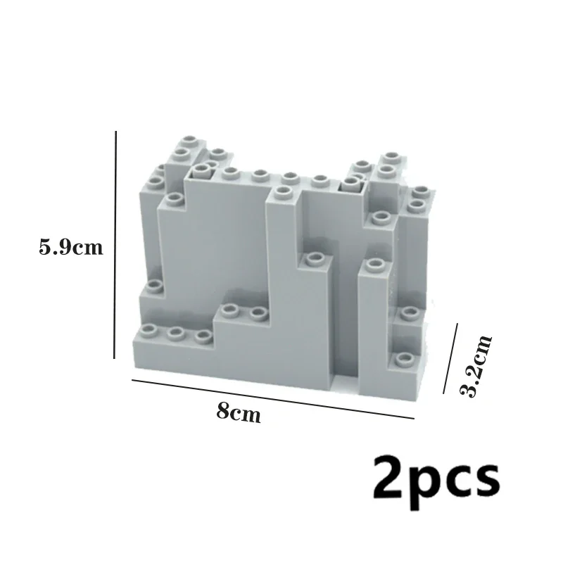 مكعبات بناء للأواني الجنينة للأطفال ، طوب لوح صخري ، منظر جبلي ، منظر جبلي ، منظر شارع ، حجر تل ، ألعاب حجرية #4
