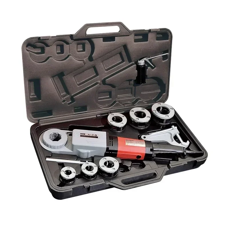 Upgrade Electric Wire Sleeve Machine Hand-held Light Pipe Stranding 4 Minutes -2 Inch Water Pipe Fire Pipe Wire Sleeve Tool