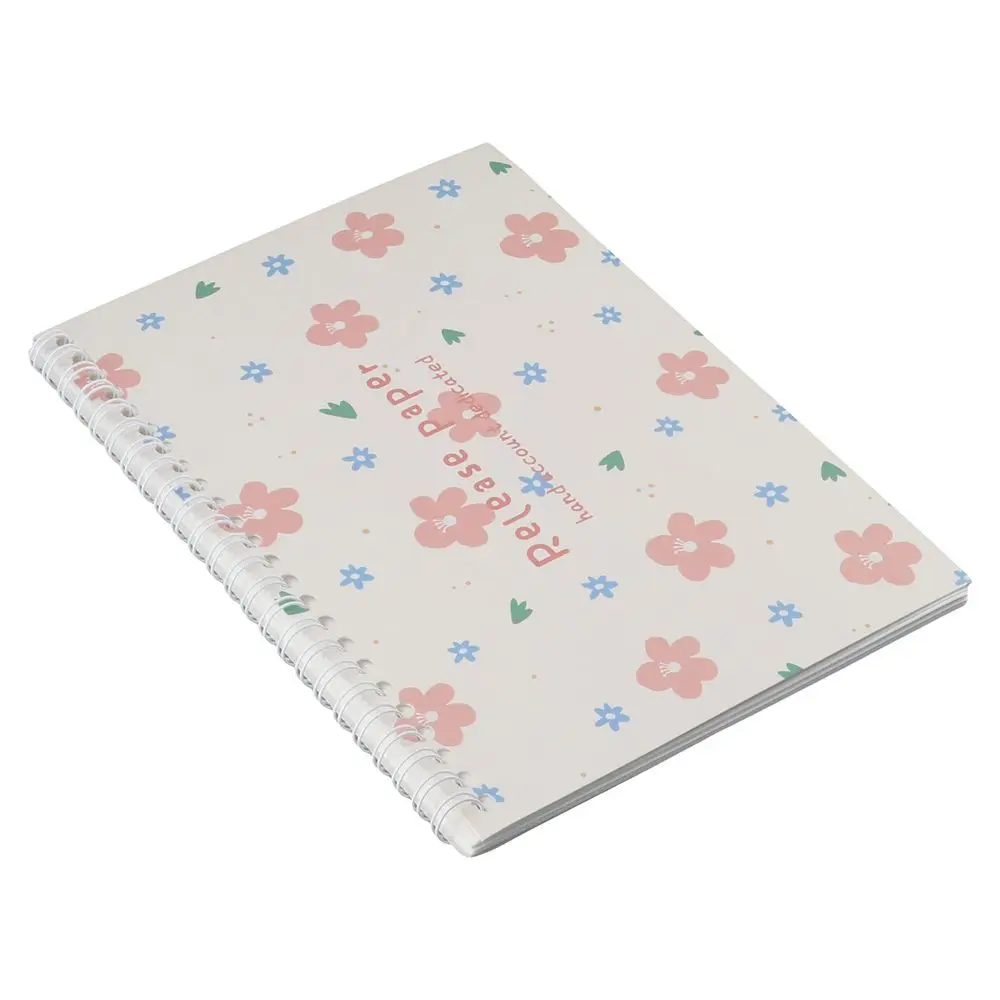 Blank Reusable Sticker Book Flower A5 Storage Book White Collecting Album Stickers Collection