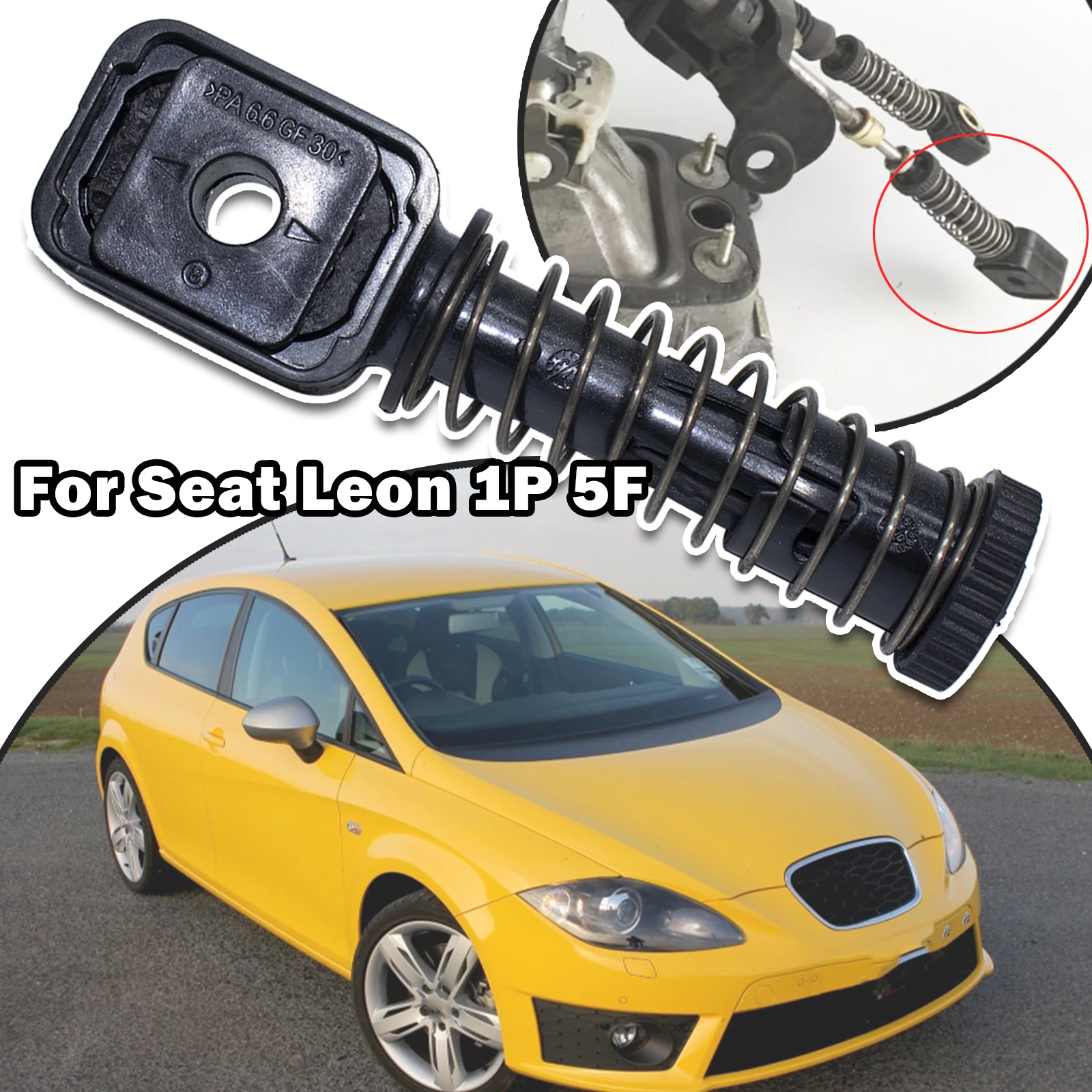 

Трос Боудена для Seat Leon 1P 5F, ручной рычаг коробки передач, переключатель вала, кабель переключения передач, конец стержня 1K 0711761 Б 2012г