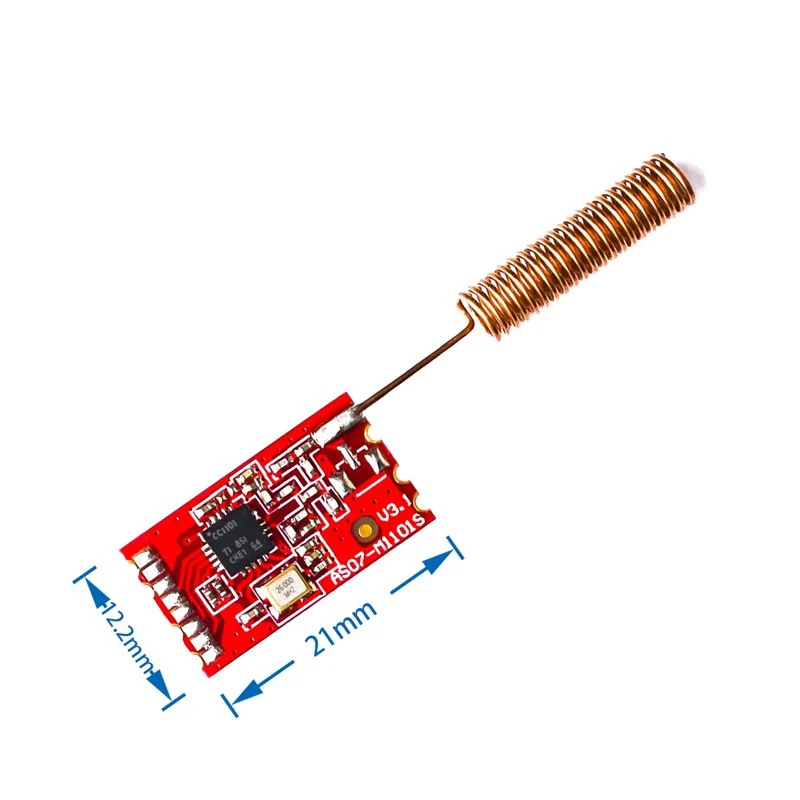 1-50Pcs Wireless Module 433M/CC1101/Data Transmission/Transceiver/Class SI4432 Industrial Grade RF Serial Port