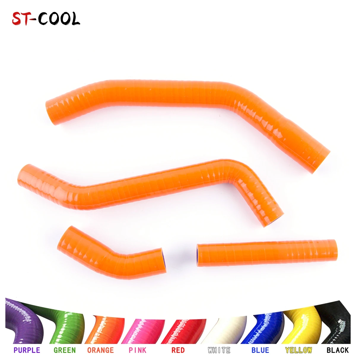 For Yamaha YZF 450 YZ450F YZF450 2010-2017 2011 2012 2013 2014 2015 2016 Radiator Hoses Silicone Tubes Piping Kit 4Pcs 11 Colors