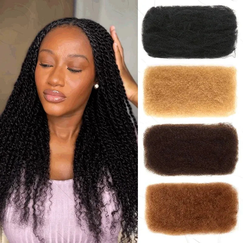

Лучшее качество доступного QVR Afro Kinky Bulk Hair for Dreadlocks – Лидер продаж Tight Kinkys for Loc Repair Twist Braiding, упаковка 50 г