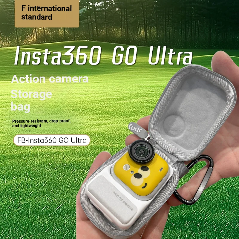 Camera Bag Suitable for Insta360 Go Ultra Storage Bag Host Bag Carrying Case Action Camera Accessories Drop-Proof Shockproof