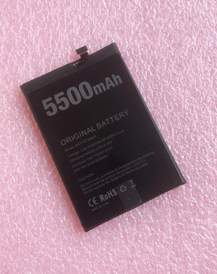 New High-quality Battery For doogee BL5500 Lite BAT18735500  Mobile Phone Battery
