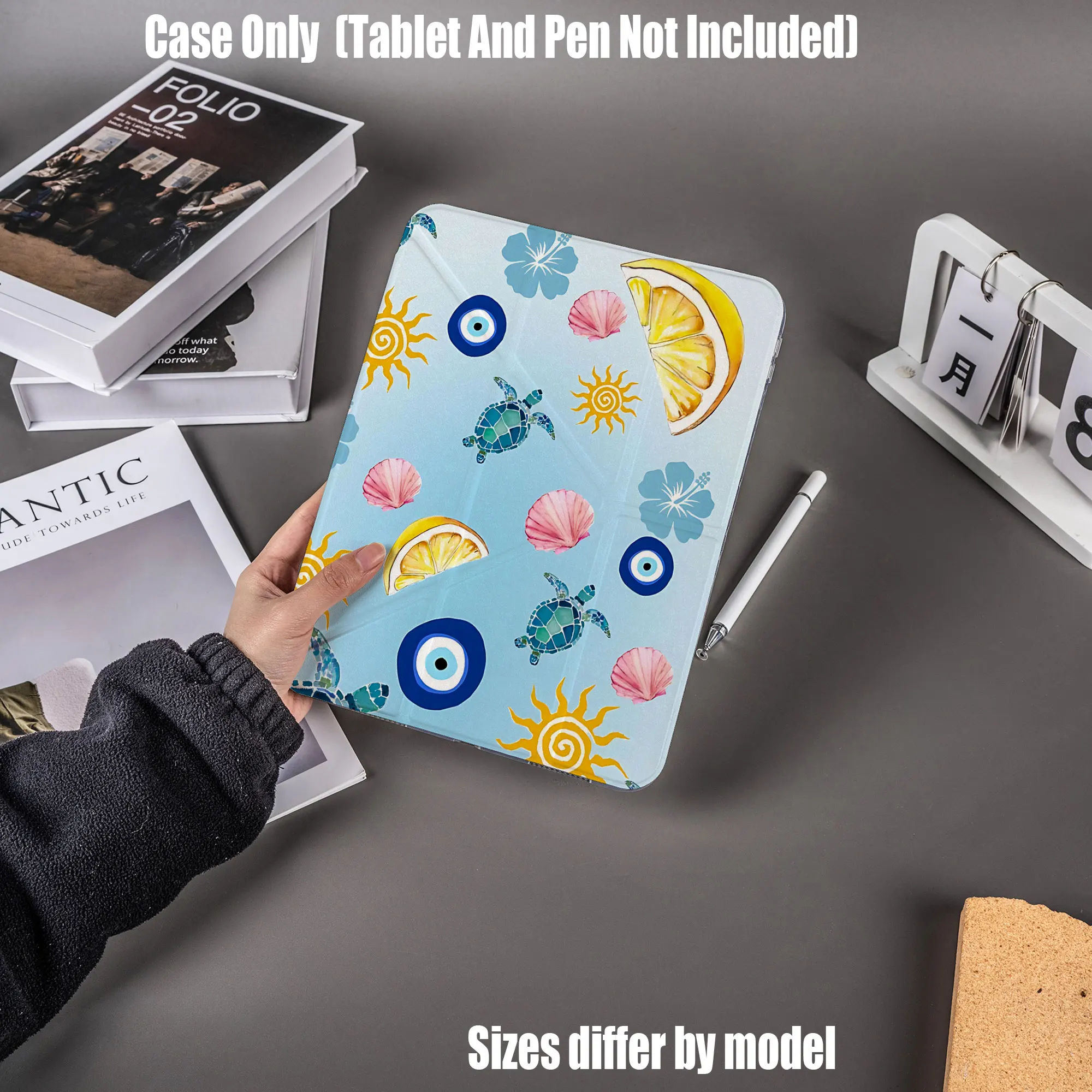 Slim Fit Premium TPU Tablet Cover, Shockproof Durable Lightweight Protective Case for iPad Samsung Huawei Honor Redmi Xiaomi