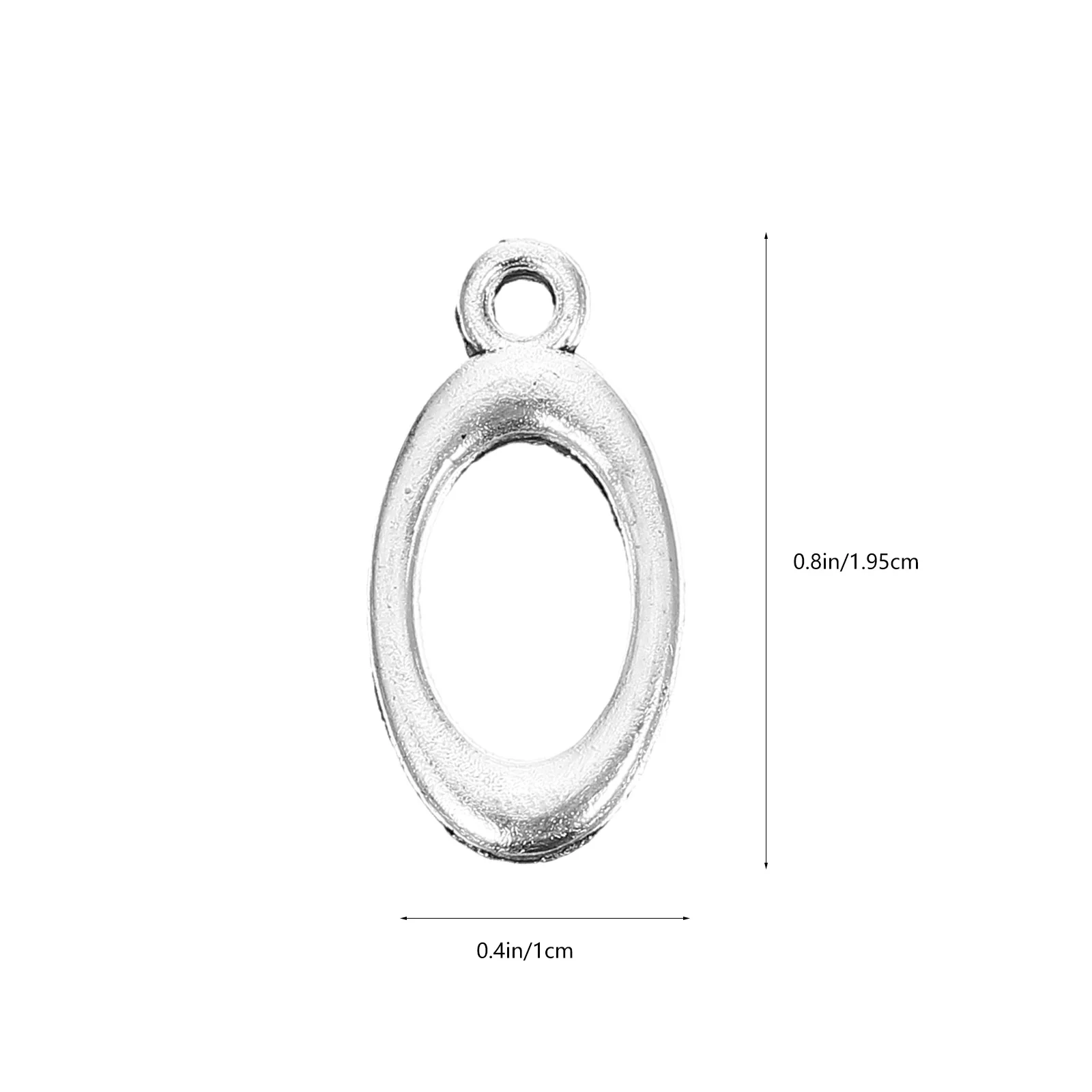 50Pcs Metal Numbers Pendant 0-9 DIY Number Charms for Handmade Jewelry Alloy Charms Lightweight Smooth Safe for Earrings