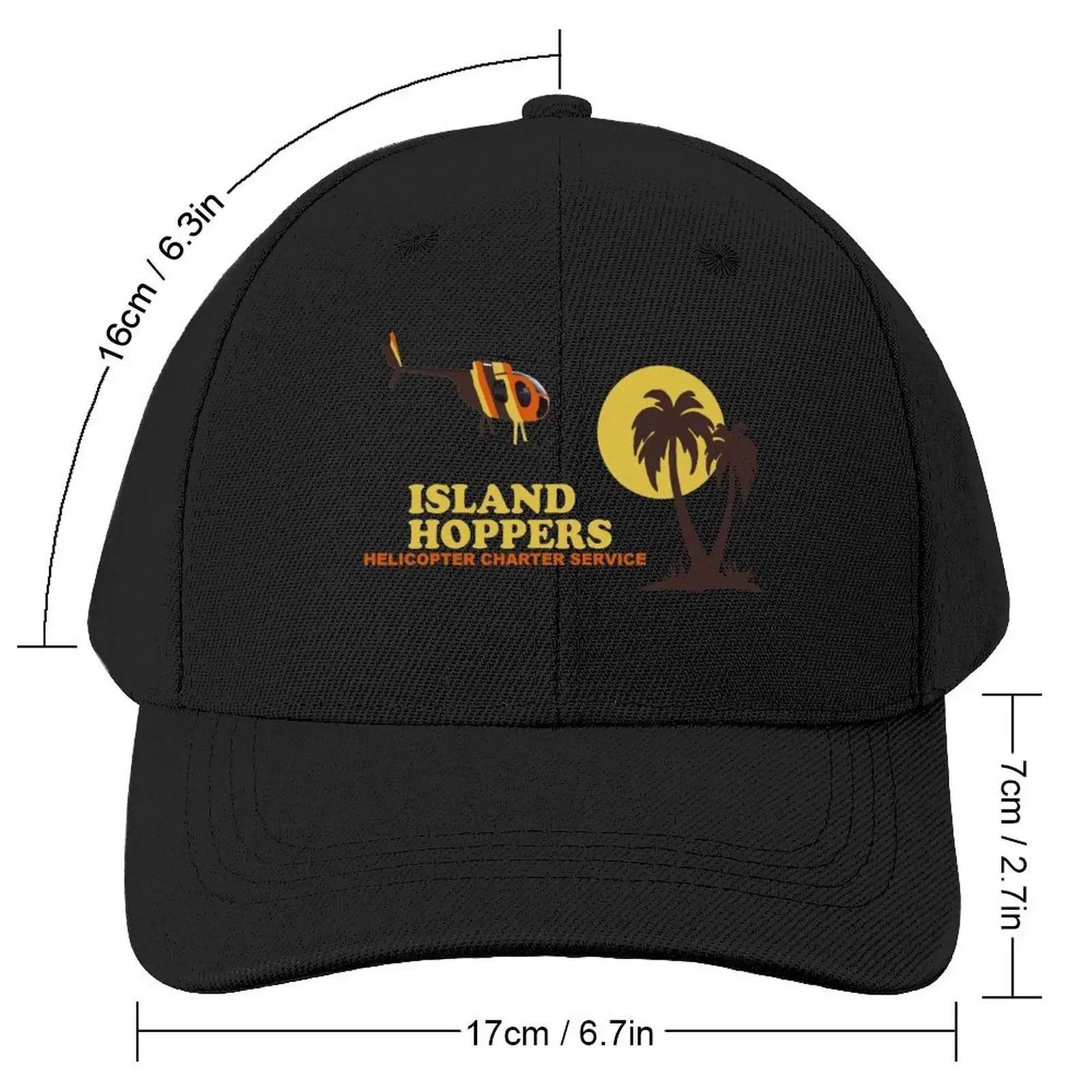 Island Hoppers Baseball Cap Golf Hat Visor Beach Outing Caps Women Men's