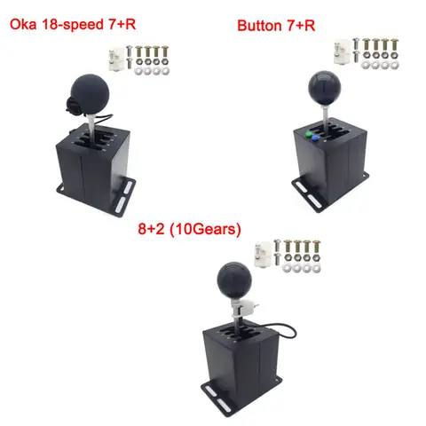 2023 NEW PC USB H Gear Shifter For Logitech G29/G25/G27/G920 Sequential Shifter For Thrustmaster T300RS/GT For ETS2 Simracing Ga