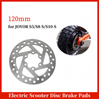 120mm 6-hole brake disc for JOYOR S5/S8-S/S10-S electric scooters, wear-resistant electric scooter accessories