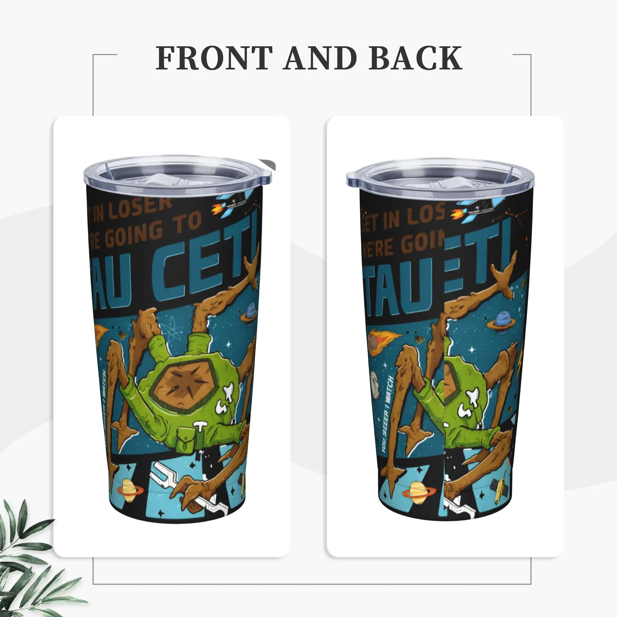 We're Going To Tau Ceti Rockys Amaze Project Hail Mary Insulated Tumbler with Straws Lid Stainless Steel Mugs Bottle Cup, 20oz