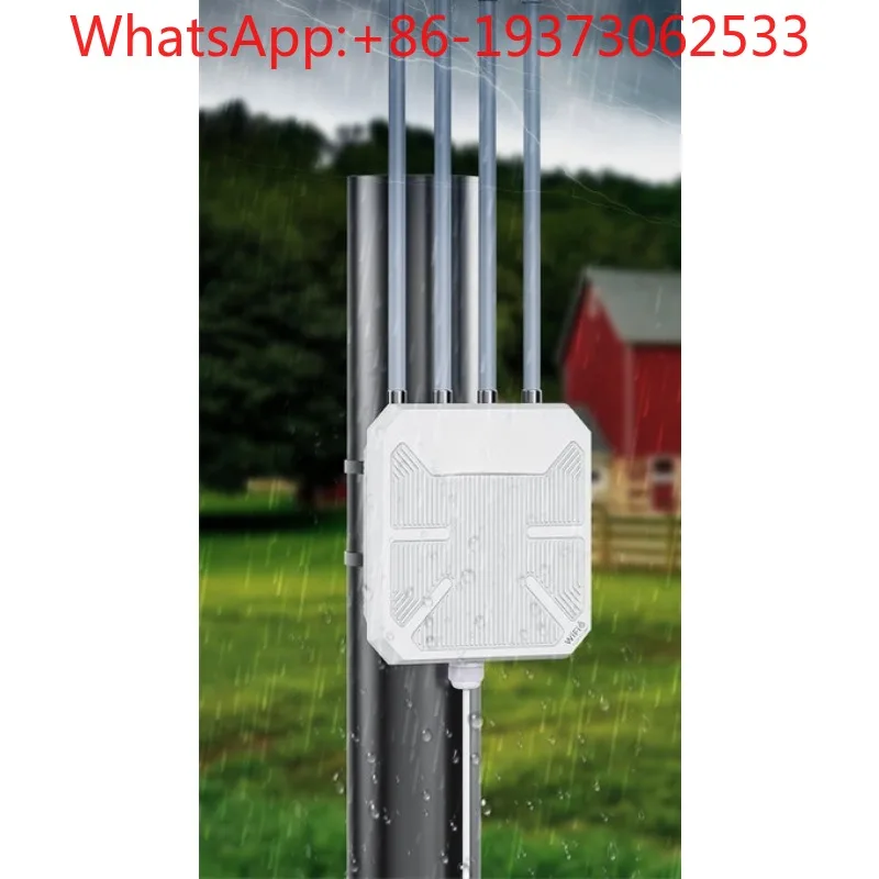 WiFi 6 Outdoor Park Outdoor AX3000 Dual Band Rainproof Lightning Protection Router Amplify Repeater
