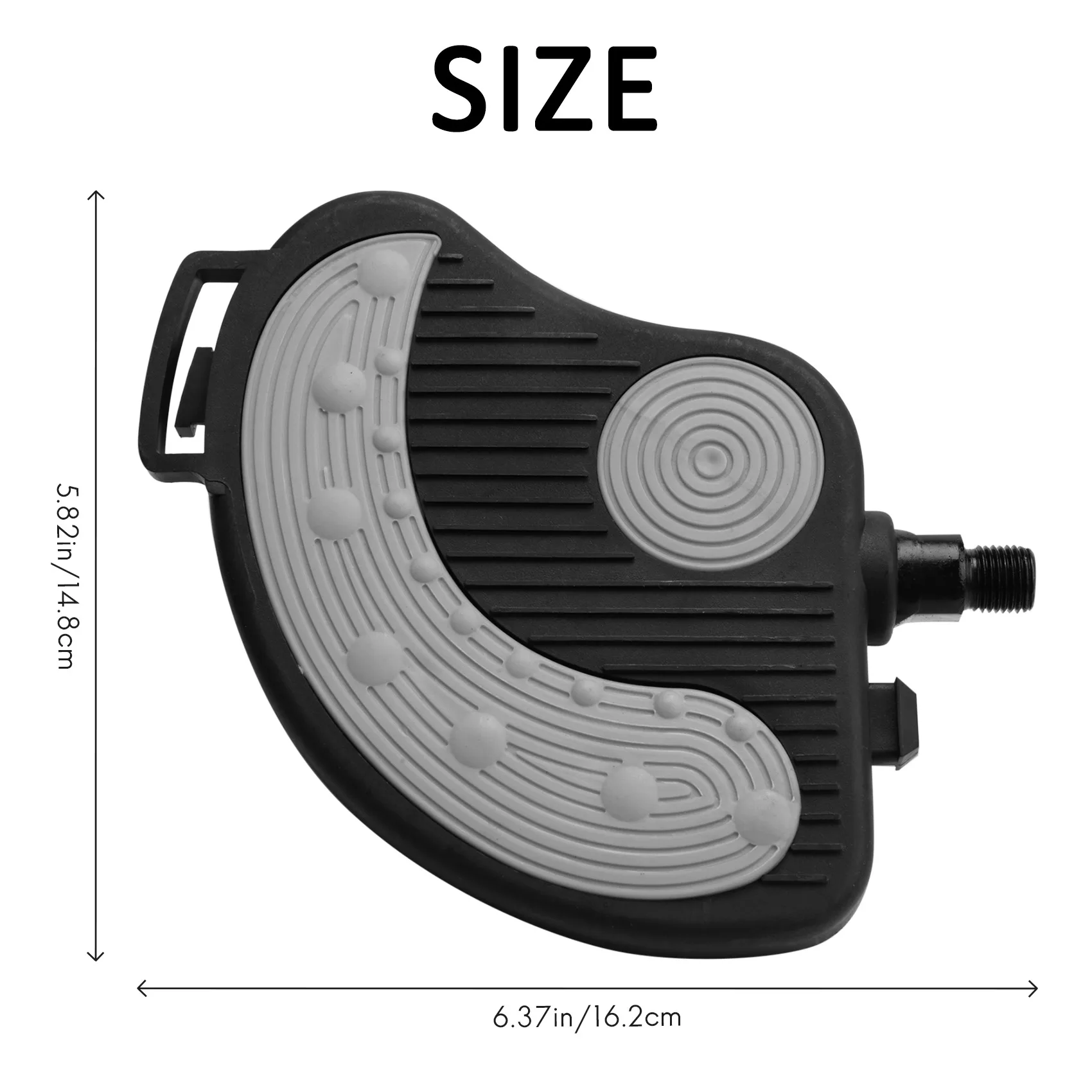 دواسات دراجة تمرين A26P مع أشرطة للدراجة الدوارة ودراجة التمرين الثابتة الداخلية، 1/2 بوصة