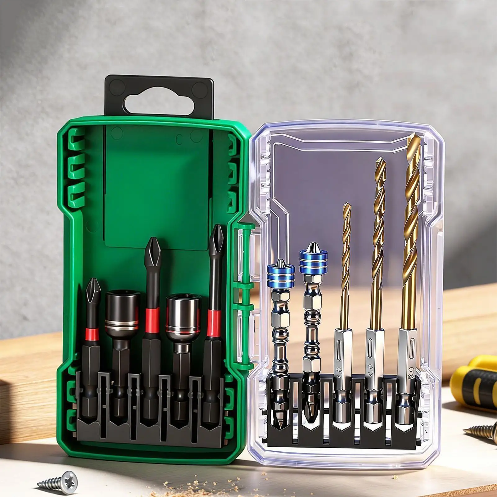 Bits For Drill 10-Piece Magnetic Hex Head Driver Socket Adapter Kit Power Drill Bit Set For Home Garage Workshop Construction