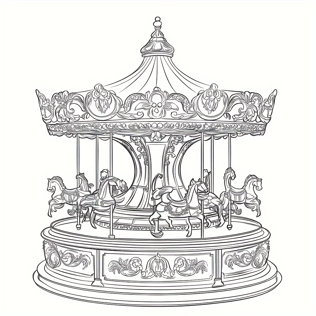 28 Pages Music Box Coloring Book for Adult Stress Reduction | Colouring Book for Relax and Mood Reduction Valentine's Day