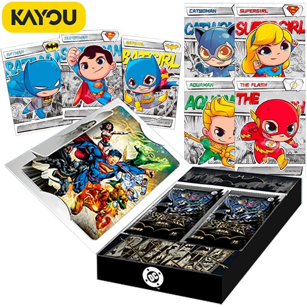 

Оригинальная коллекционная карта постоянного тока KAYOU, любимый фэнтезийный герой, зеленый фонарь, киборг, креативные карты с доской, забавные подарки на день рождения