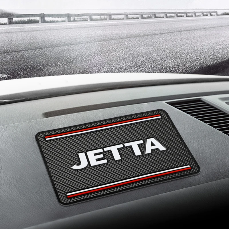 Car Anti-Slip Mat Dashboard Sticky Pad Non-slip Mat Holder For VW Polo Golf 6 7 GTI Passat Tiguan Beetle Valve Caps TNYW-D814