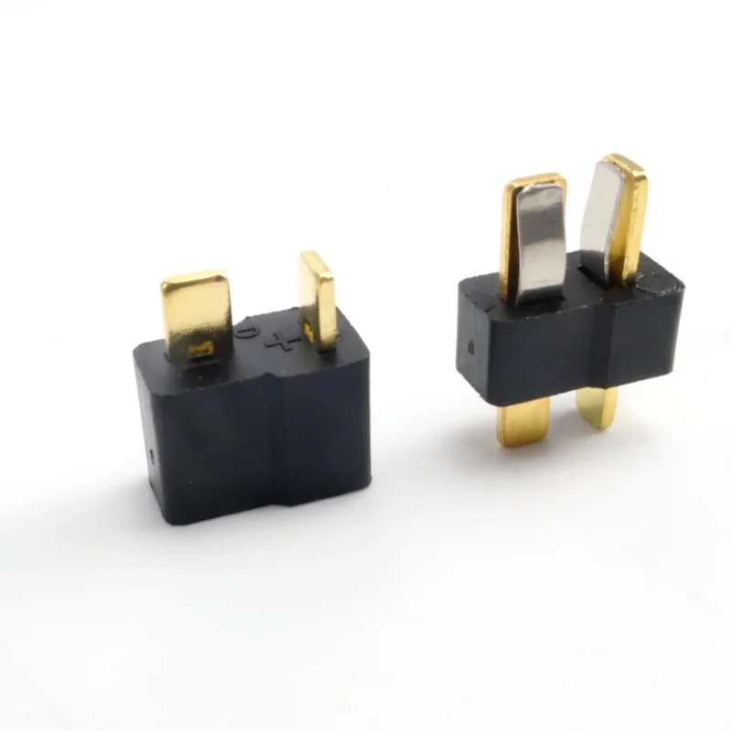 10PCS Plug T Black Style Connector Female / Male for RC Lipo Battery ESC Rc Helicopter