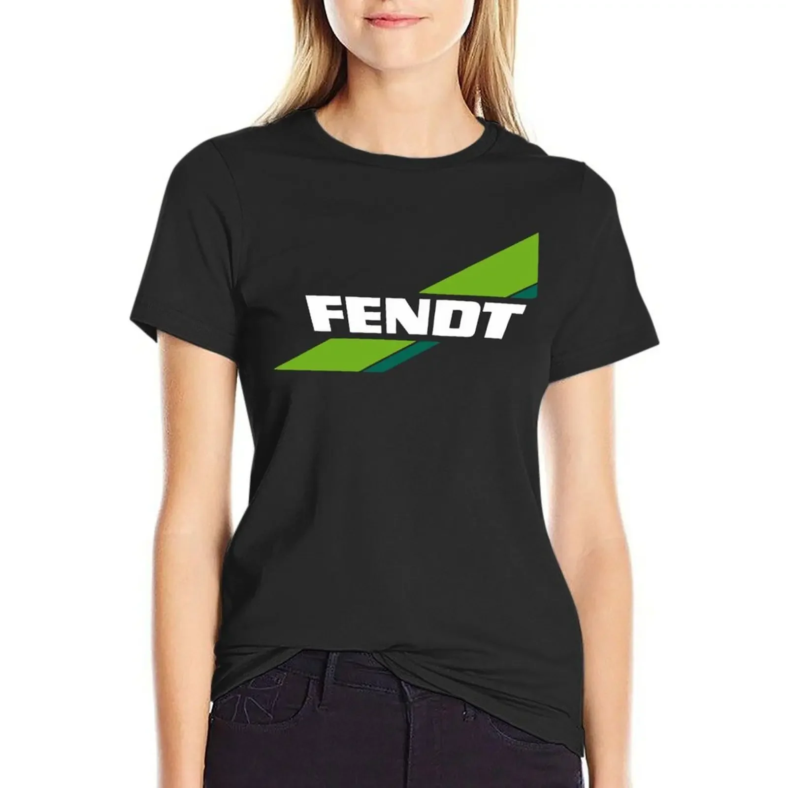 Best seller fendt tractors logo merchandise T-shirt cute tops summer tops t-shirt dress for Women graphic