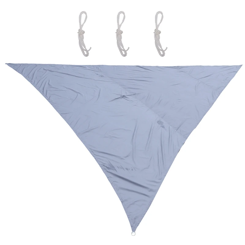 

Waterproof Awning Triangle Sunshade Protection Outdoor Canopy Garden Courtyard Swimming Pool Gray