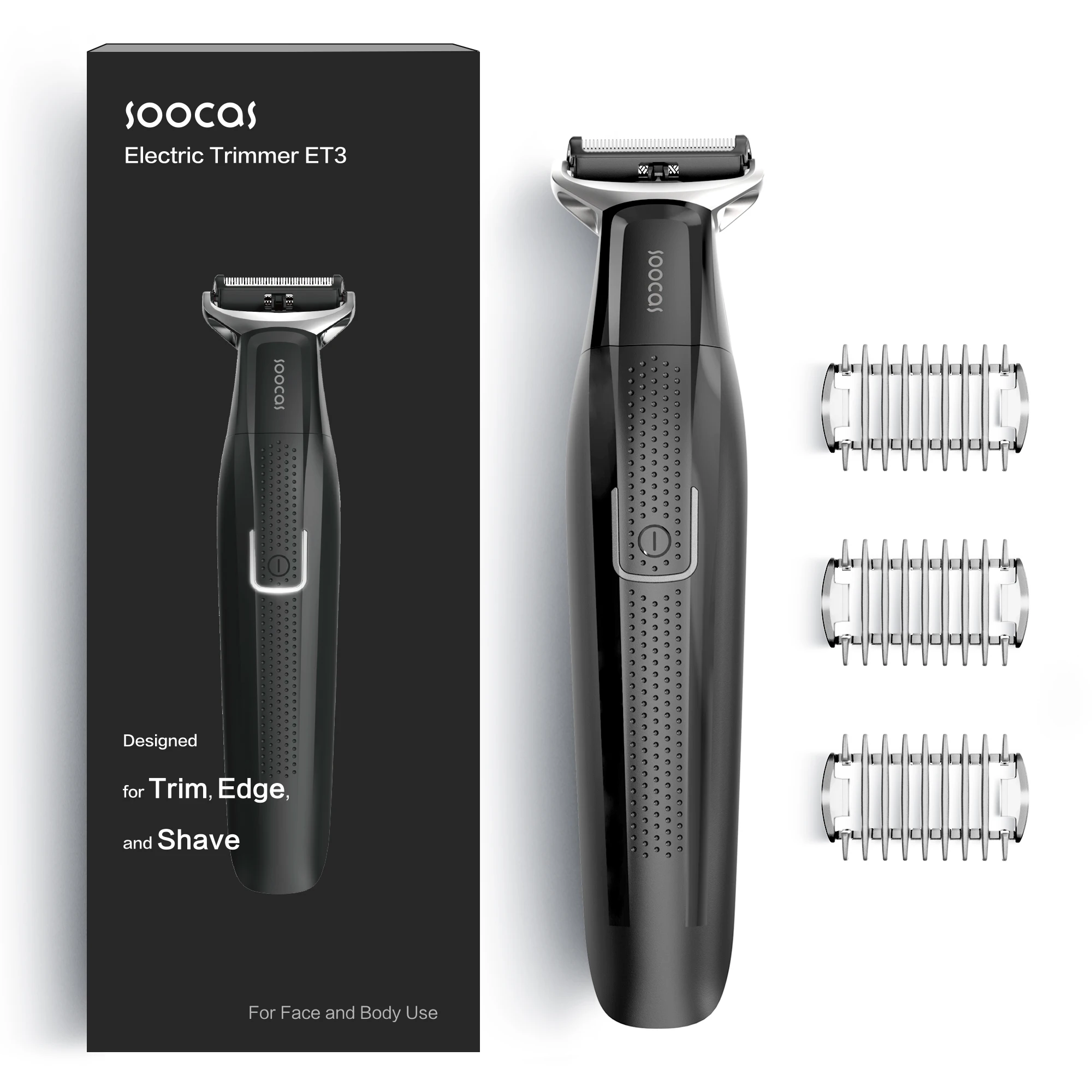 SOOCAS ET3  Auto Electric Shaver For Men IPX7 Waterproof Wet & Dry Dual Use