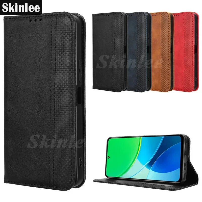 

For VIVO Y19S Y28 Y03 Y03T Flip Leather Retro Magnetic Bracket Card Phone Case For VIVO Y28 Y03 Y03T T y 19 28 Case Funda Capa