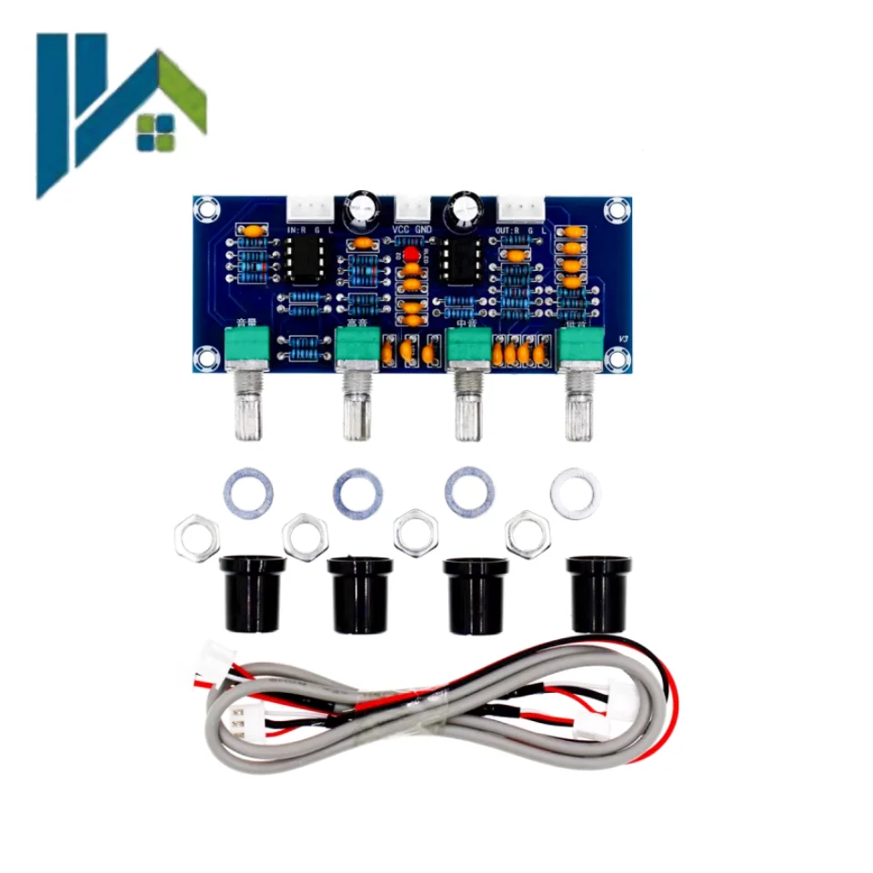 XH-A901 NE5532 Tone Board preamp Pre-amp With treble bass volume adjustment pre-amplifier Tone Controller For amplifier Board