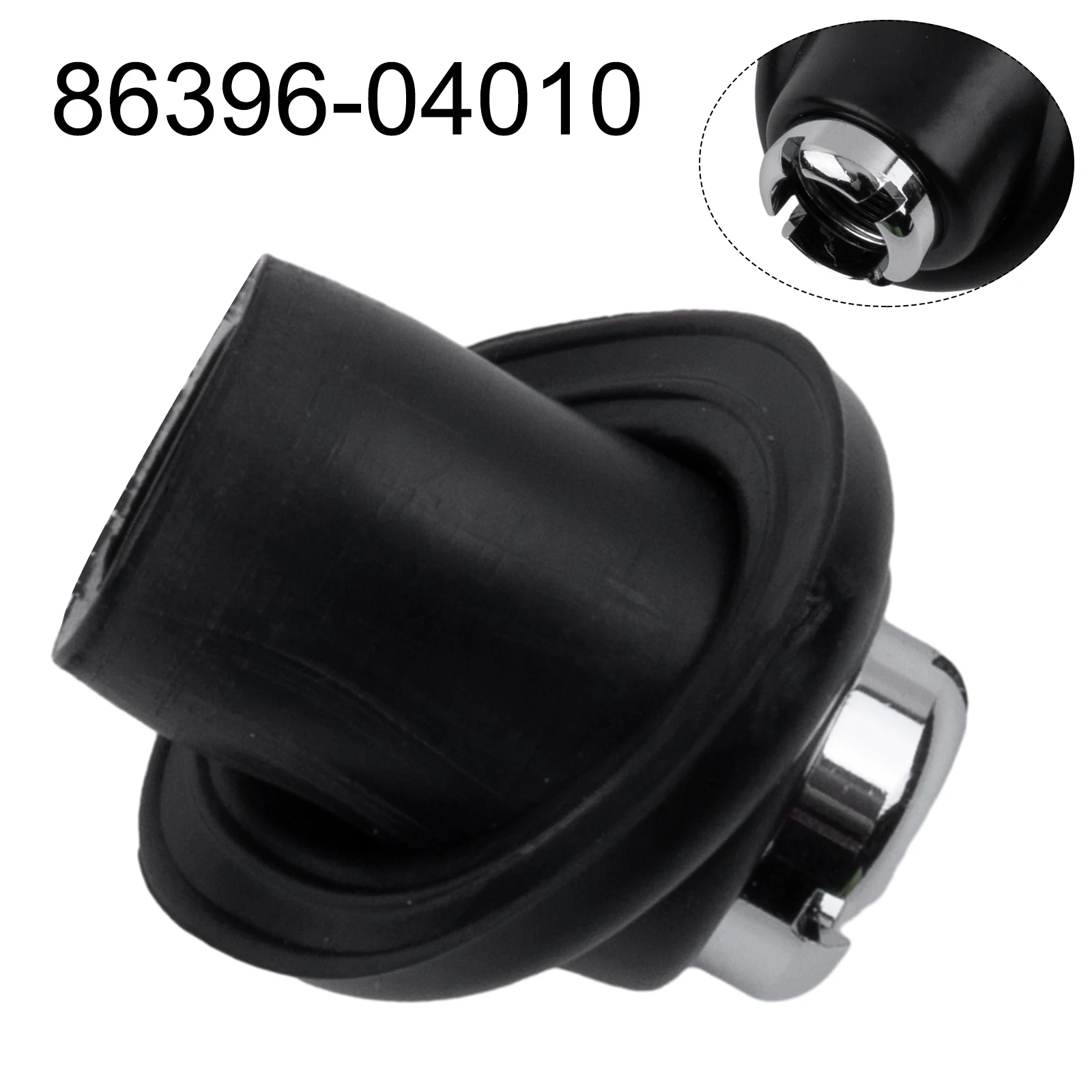 Part Antenna Nut Cap 86396-04010 For Tacoma For Toyota Manual Antenna Nut Rubber Easy Operation High Quality Brand New