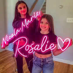Custom LED Neon Sign USB Powered Personalised Name Sign Wall Decor for Wedding Birthday for Parties Halloween Christmas Gifts